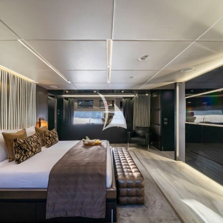 double cabin of Giraud yacht 