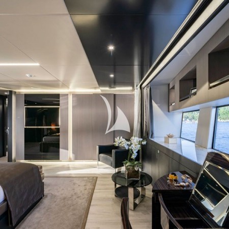 double cabin of Giraud yacht 