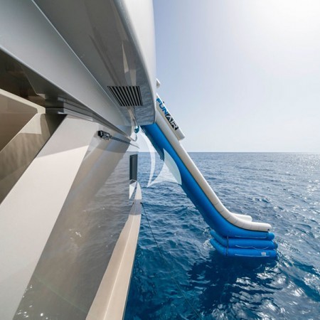 Giraud yacht  water slide
