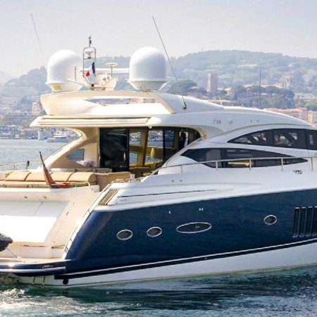 back view of Gitana II yacht