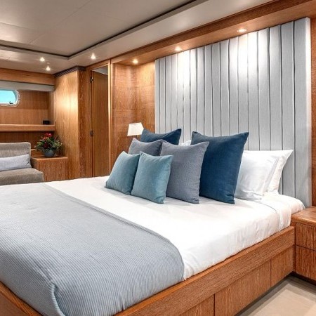 double cabin on Gladius yacht in Greece