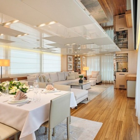 Golden Yacht interior