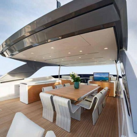 Golden Yacht outdoor dining