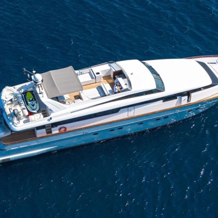 aerial photo of Grace superyacht