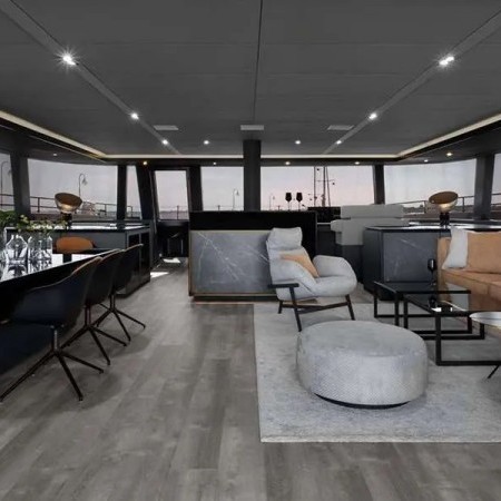 Grayone catamaran interior