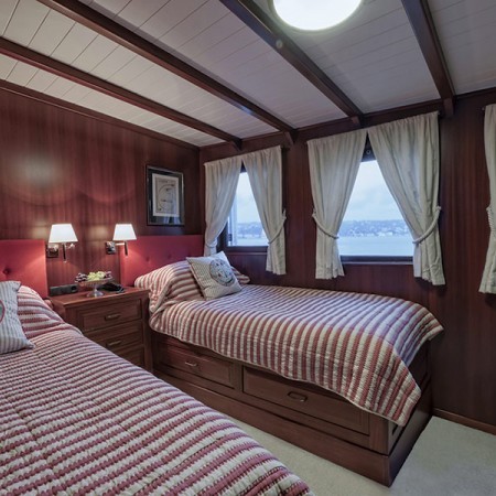 cabin of Halas 71 yacht in Turkey