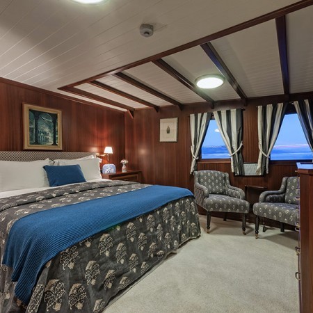 cabin of Halas 71 yacht in Turkey