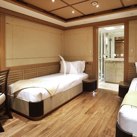 one of the cabins of Hemisphere yacht