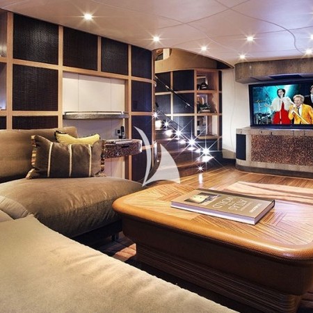 interior living area of Hemisphere catamaran