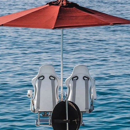 chairs above the sea