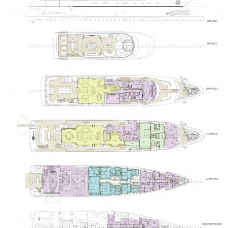 Illusion V yacht layout