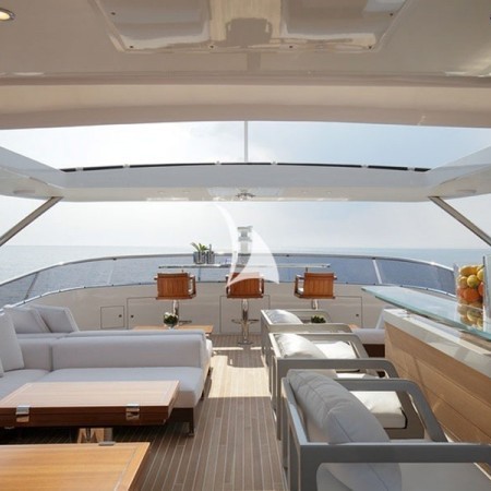 the yacht's deck