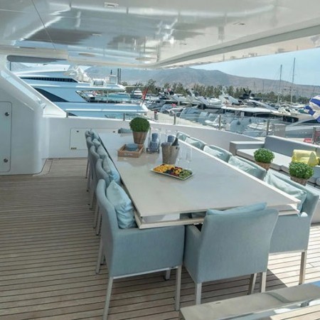 Ipanemas yacht dining area