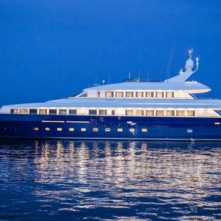 Jaan yacht profile night