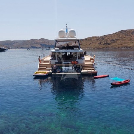 power catamaran charter Greece