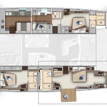 Just Marie 2 yacht layout