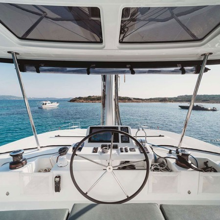 Kalimar crewed catamaran charter in Greece