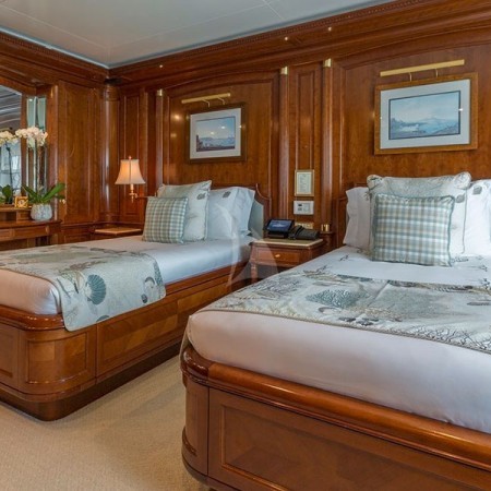 one of the cabins at Katharine yacht