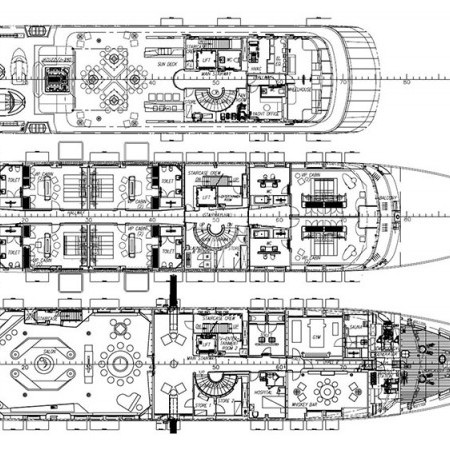 Katina yacht layout