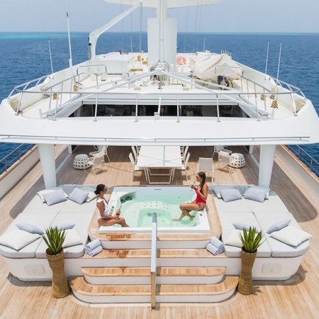 aerial view of Jacuzzi deck