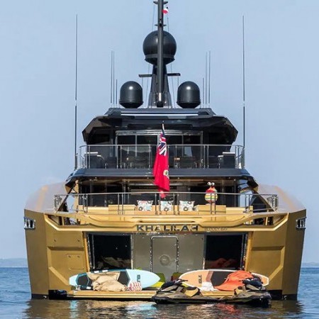 Khalilah yacht stern