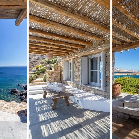 Kismet villa with private beach Mykonos