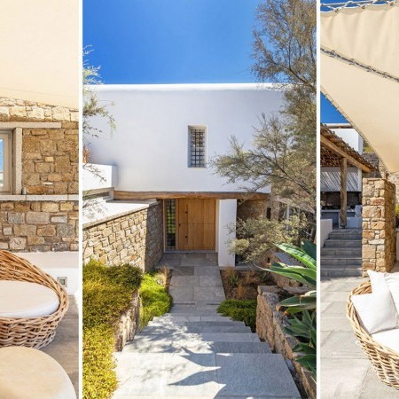 Kismet villa with private beach Mykonos