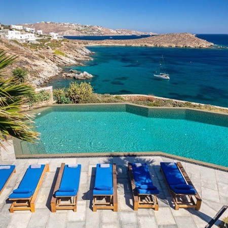 Kismet villa with private beach Mykonos