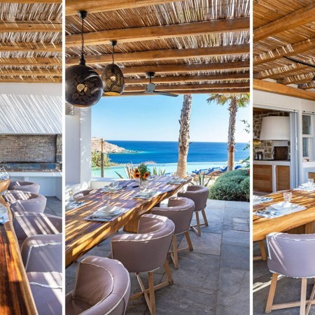 Kismet villa with private beach Mykonos