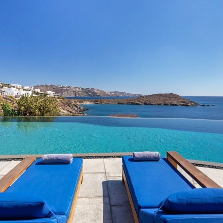 Kismet villa with private beach Mykonos