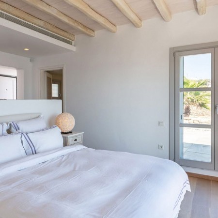 double bedroom at Kismet villa in Mykonos