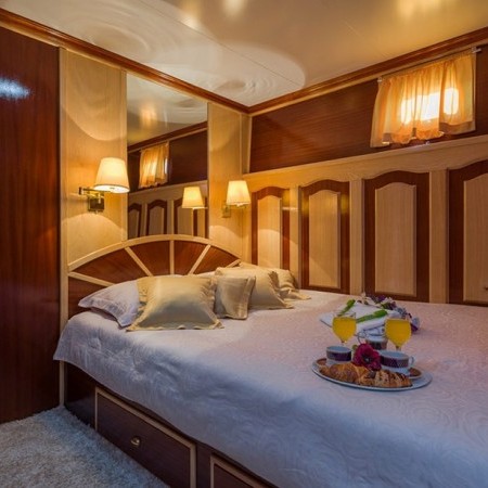 double cabin at Korab yacht