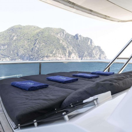 Lady C catamaran sun beds