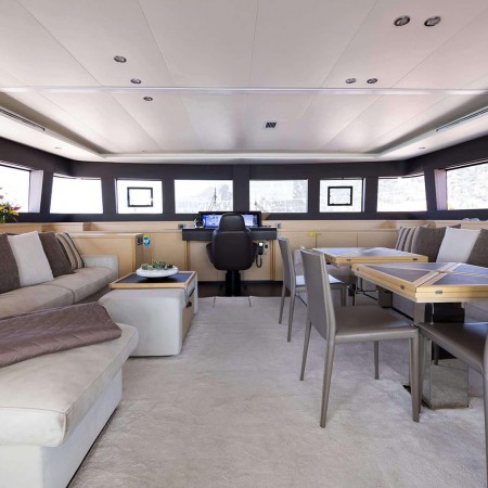 Lady C catamaran interior