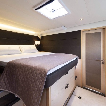 double cabin on Lady C yacht