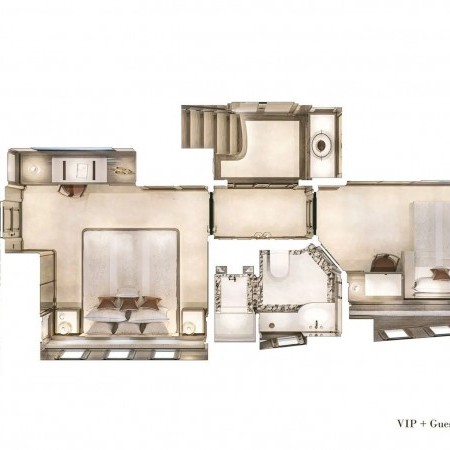 Lady Lena yacht deck plan layout