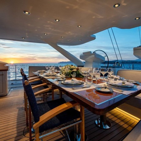 alfresco dining area