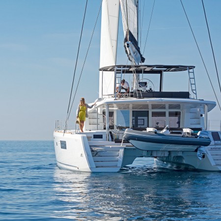 catamaran charter Mykonos