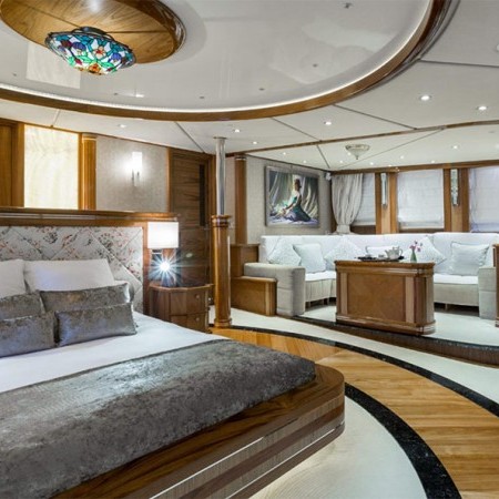 Expedition yacht Legend cabin