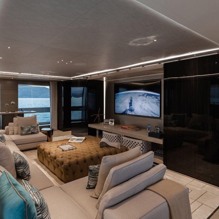 main salon on Lemon Tree yacht