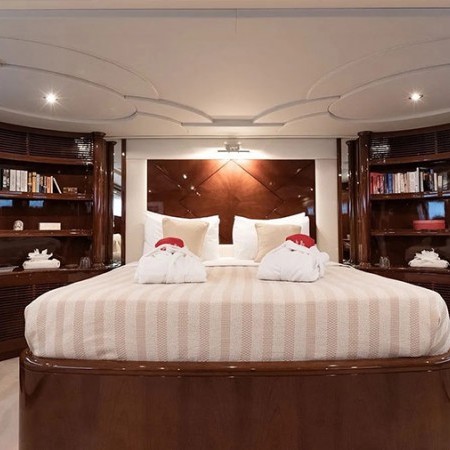 cabin for 2 charter guests on Let It Be