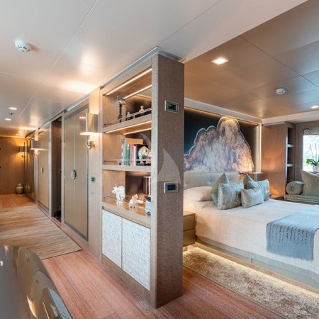 one of the cabins at Liberty yacht