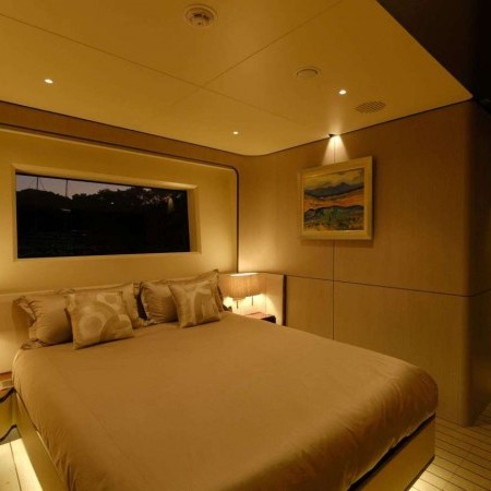 Love T yacht charter cabin