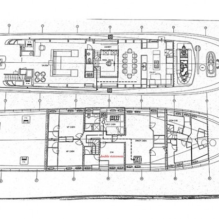 Loana yacht layout