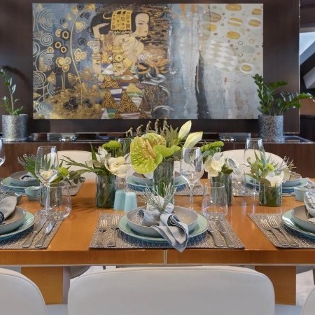 formal dining area