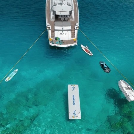 MAC yacht aerial view