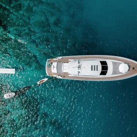 MAC yacht aerial view