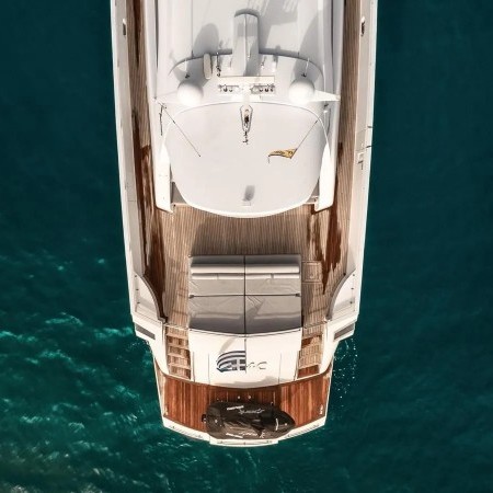 MAC yacht aerial view