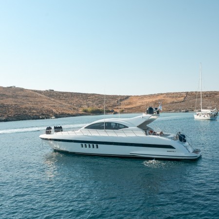 mangusta 72 yacht Mykonos
