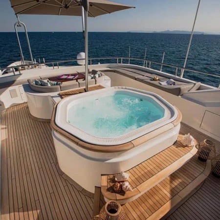 Marla superyacht charter with Jacuzzi